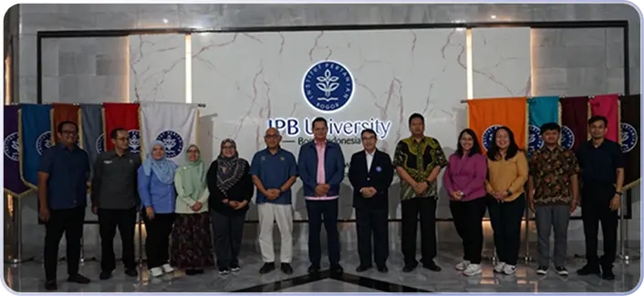 UCAM Malaysia visitor management activity with IPB University